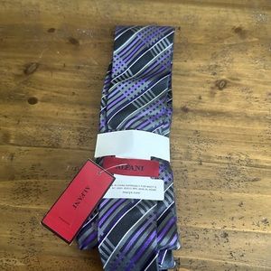 Alfani men purple tie one size